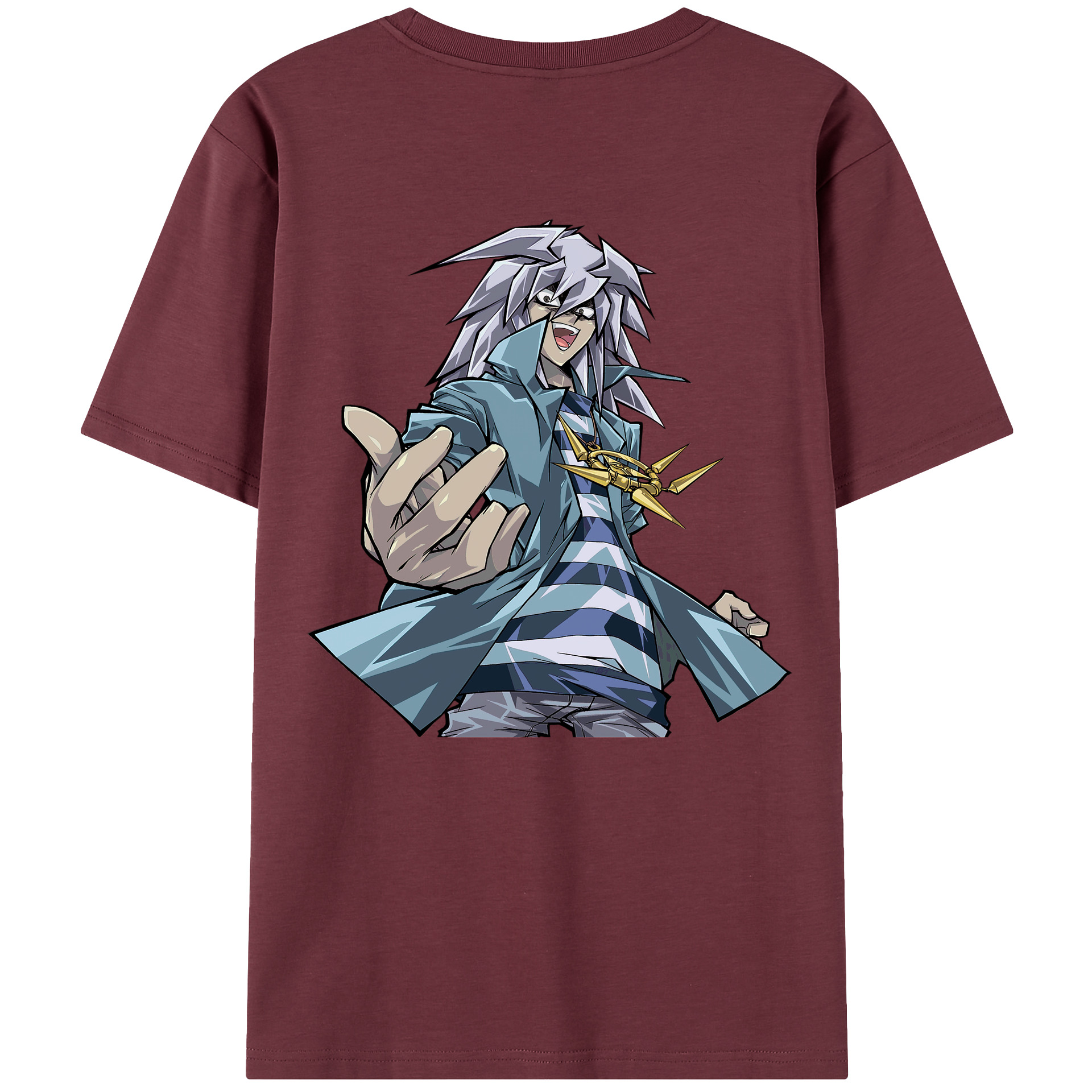 （画像用） 遊☆戯☆王 Yu-Gi-Oh! 綿100％半袖Tシャツ（背面プリント）